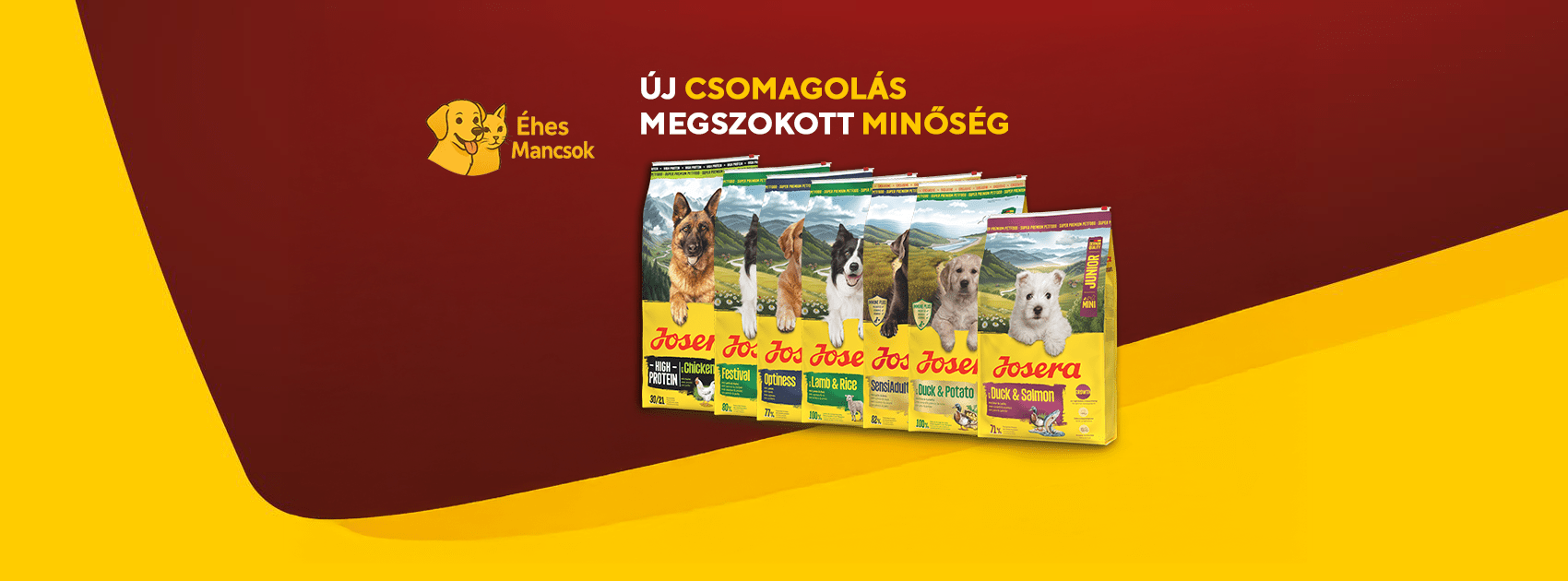 Új csomagolás, megszokott prémium minőség!